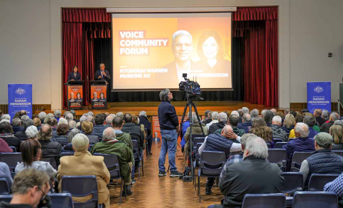 Geelong community forum confirms deep concerns about Labor’s risky Voice
