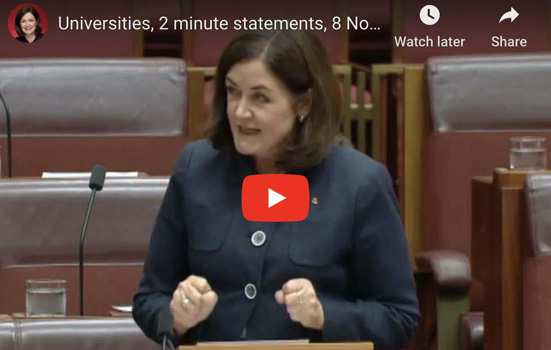 Student debt skyrockets under Labor, Statements by senators